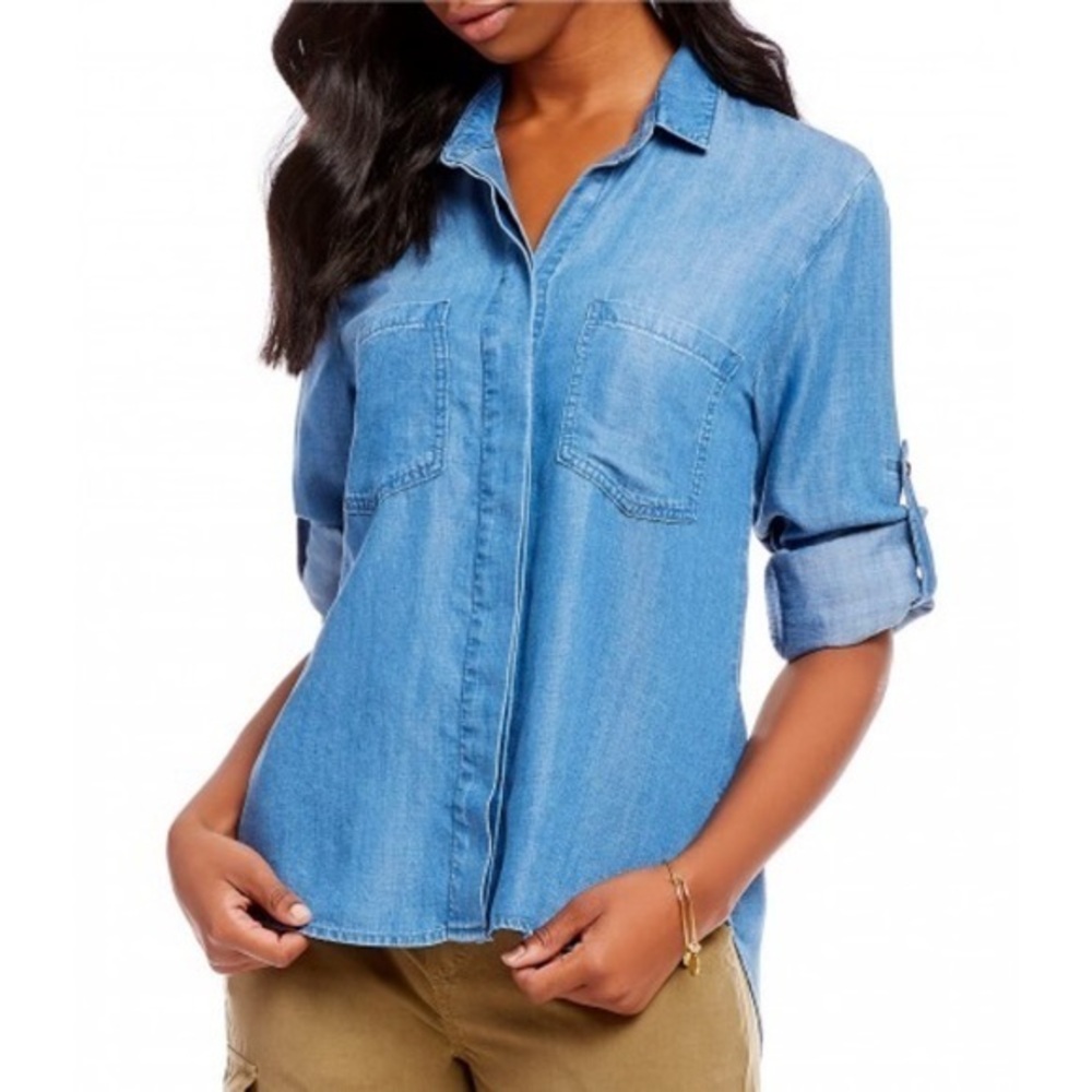 CHELSEA & VIOLET Vintage Front Button Down-S